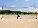 Barricade Backstop Net, 20x10 ft Ball Sports Barrier Netting, Portable Practice Equipment with Carry V952-DQW2010YC000EHXS0V0