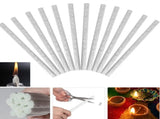 QZS 12 Pcs Replacement Torches Wicks, Long Life Fiberglass Replacement Wicks, Wicks for DIY Bottles V1189-WXFWAL-20260319-00109