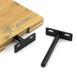 pcs Floating Shelf Bracket, Metal Shelf Bracket, Heavy Duty Hidden Shelf Bracket, V1237-ZY-203-5175