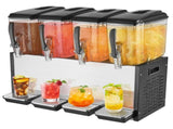 Commercial Beverage Dispenser, 4 Tanks 12 L Per Tank Juice Dispenser, 510W Stainless Steel Ice Tea V952-SYYLJJBSJXS1YI25UV3