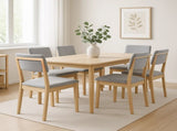 Levede Dining Chairs 6 Upholstered Kitchen Chair CH1143-2-NTX3