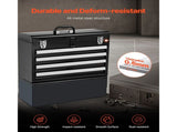 Metal Tool Box, 20.5-inch, Portable Metal Tool Box with 4 Drawers, Small Tool Chest with EVA Liners, V952-CTSBXSGJX20ILXNNKV0