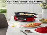 Morphy Richards 3L Non-Stick Multifunction Electric Cooker Pan in Red MRMP3RD