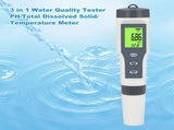 Digital PH Meter with ATC 3 in 1 Quality Tester PH/Temp Meter Total Dissolved Solid Tester V1294-YM0901-H38825
