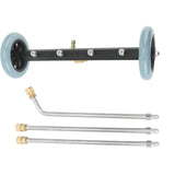 Undercarriage Cleaner Stainless Steel Brass 4000 Psi Undercarriage Cleaner Water Broom 1/4in Quick V1294-YM0703-3111230074211