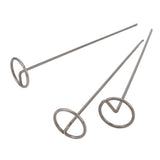 100PCS Landscape Fabric Pins 15CM Steel Circle Top Landscape Ground Stakes for Weed Barrier Plant V1294-YM0901-3111240264411