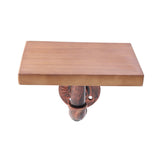 SWETRACE Hanging Shelf Wooden Material For Study 1Pcs 7.9X5.9X0.8In 20.00X15.00X2.00CM Brown V1189-LWWAL-20260327-03323
