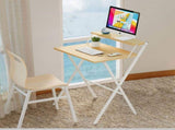 Levede Foldable Computer Desk Office Study Desk Oak DH1069-OAWH-AU
