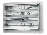 Shutter Exhaust Fan, 610 mm High-speed 1400RPM 2892 CFM, Aluminum Wall Mount Attic Fan with V952-BYCSPQSDJAC2421TSV3