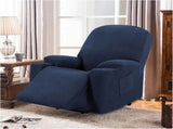 Recliner Slipcover with Side Pocket, High Stretch Soft Jacquard Fitted Cover for Standard Power Lift V1189-LC-RY-00194