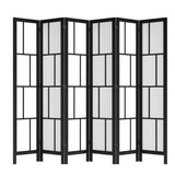 Levede 6 Panel Room Divider 170cm Freestanding Screen RD3004-6-BK