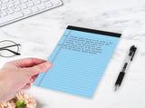 4-Pack A4 Notebook Set 50-Sheet Lined Memo Pads 6 Colors V1366-AZ2-W-15919