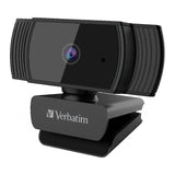 Verbatim Webcam Full HD 1080P with Auto Focus - Black V1202-V2-VIV-66631
