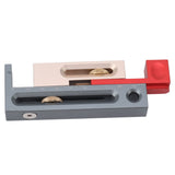 JF06 Table Saw Slot Adjuster Mortise and Tenon Tool Woodworking Movable Measuring Block V1294-YM0703-3114230062011