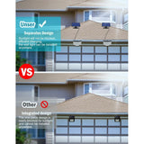 106 LED Solars Outdoor With Motion Sensor, Ip65 Waterproof, 120&deging Angle, Solar Wall V1188-MS-227-1061