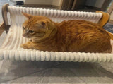 Plush Cat Bed, Cat Sofa, Warm Cat Lounge Chair, Dog Bed for Sleeping and Playing, Dog Sofa V1232-MMSF001
