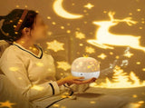 Crown Star Projector with 21 Films Bluetooth Speaker and Remote Control For Gift V1263-JX-8036