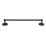 Copper Towel Bar European Style Bathroom Single Bar Towel Rack Bathroom Hanging Rack Black V1294-YM0901-3112230064011