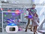 Alarm Clock, Kids Sleep Clock Starry Sky Night Light Star Projection Clock, Music Digital Clock with V1189-LWWAL-20260325-00436