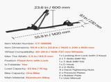 Roof Bike Rack, 15 kg Capacity, Upright Roof Mount Bicycle Rack with Secure Locking System for Most V952-CDZXCJZLFZDC0GA9H001V0