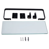 Bathroom Rack Thickened Durable Large Storage Space Strong Load Bearing Capacity Single Layer Black V1294-YM0715-3112210119311