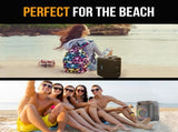 M&B Portable Splash Proof 80W Bluetooth Party Speaker, IPX4, TWS Pairing, Multi-Input, Lithium V219-PESSPROVS61A