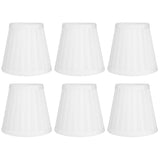 6pcs Lampshade Replacement for E14 Bulb Interface Wall Light Ceiling Light Cover Shade White V1294-YM0901-3119200092911