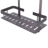 Bathroom Storage Shelf Double Layer Aluminium Alloy Surrounding Edges Wall Mounted Shower Shelf V1294-YM0901-3112240046811