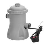 Electric Swimming Pool Filter Pump for Above Ground Pools 330 Gallon Cartridge Pool Filters Pump V1294-YM0901-3111240063013