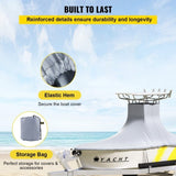 T-Top Boat Cover, Fit for 20'-22' Boat, Heavy Duty 600D Marine Grade Oxford Hard Top Cover, UV V952-XDPCGT2022106O936V0