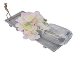 Wall Jar Decor Retro Style Glass Bottle Lamp Silk Flower Decoration for Home Door V1294-YM0523-3115220012911