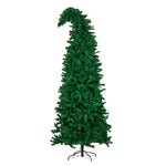 Bad Santa Curved Multicolour Pre-Lit Christmas Tree - 2.3m 112_OPBS75