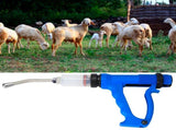 Veterinary Adjustable Continuous Syringe Animal Feeding Oral On Injection Tool for Livestock Pig V1294-YM0901-3111200211311