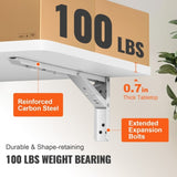 Wall Mounted Folding Table, Wall Mount Drop Leaf Tables, Wooden Floating Desk for Dining, Laundry V952-FDBGZBHBDB00GKKSZV0