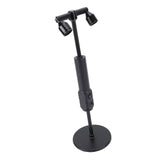 LED Cordless Table Lamp Iron Dual Heads Warm Lighting Rechargeable Portable 2 Light Desk Lamp for V1294-YM0901-3119250005311