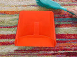 Red Plastic Dustpan, Portable, Wide Surface, Perfect for Kitchen Cleaning V1369-AZ3-W-16668