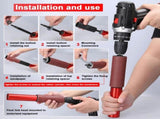 Handheld Electric Sanding Stick with Quick-Change Hex Shank for Wood Metal Plastic Glass Stone V1341-ZY-6M5R8SXN-BLUE