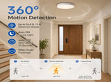 Rechargeable Motion Sensor Ceiling Light, 10000mAh Battery Operated LED Ceiling Light with Remote, V1197-JD-26070801