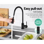 Cefito Kitchen Mixer Tap Pull Out 2 Mode Sink Faucet Basin Laundry Black TAP-A-82H11-BK