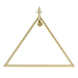 Wall Towel Rack Nordic Style Innovative Triangular Towel Holder Decoration for Bathroom Gold V1294-YM0721-3115210019611