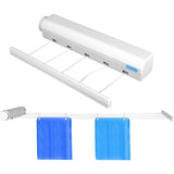 Retractableline Portable Home Indoor Outdoor Plastic Drying ROpe Wall Mount Compact V1188-MS-227-0679