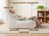 Artiss Bean Bag Chair Cover Soft Corduroy Stuffed Animal Storage Bean Bag Cover for BD-COVER-LOUNGE-S-BE