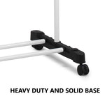CARLA HOME Folding 3 Tier Clothes Laundry Drying Rack with Stainless Steel Tubes for Indoor & LSB-36074