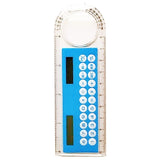 Transparent Ruler Calculator with Magnifier Student Electronics Calculators Attractive,Portable V1366-AZ2-W-25229