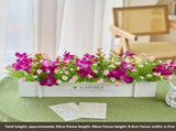 faux potted plant, sunflower, wooden box, home decor, Australia, living room tabletop V1106-112-23547-MLT-63