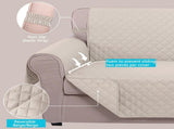 UNICE Home Reversible Sofa Cover Bundle Loveseat Cover V1258-DP02-F-596