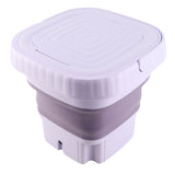 Portable Washing Machine 11L ABS PP Automatic Mini Foldable Bucket Washer with Drainage Pipe for RV V1294-YM0901-3113230324611