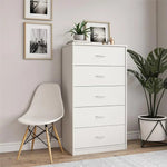 NNECN Classic Elegance: Five-Drawer Chest for Organized Living V728-NNE004-DRAWER-CHESTS