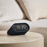 Lexon Ray Clock Lcd Alarm Clock With Temperature / Humidity Display - Blue V398-LD-LR155OB3
