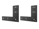 L Shape Flat Bracket Black Powder Coated Carbon Steel Right Angle Flat Mending Plate Corner Bracket V1294-YM0901-3114240021111